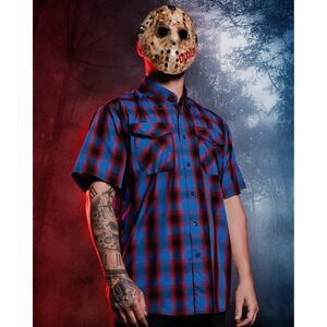 Dixxon (Friday) "The 13th" Jason Vorhees Movie Tribute Sz S Bamboo Ships Fast